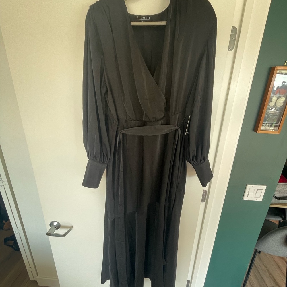 Satin Maxi Dress